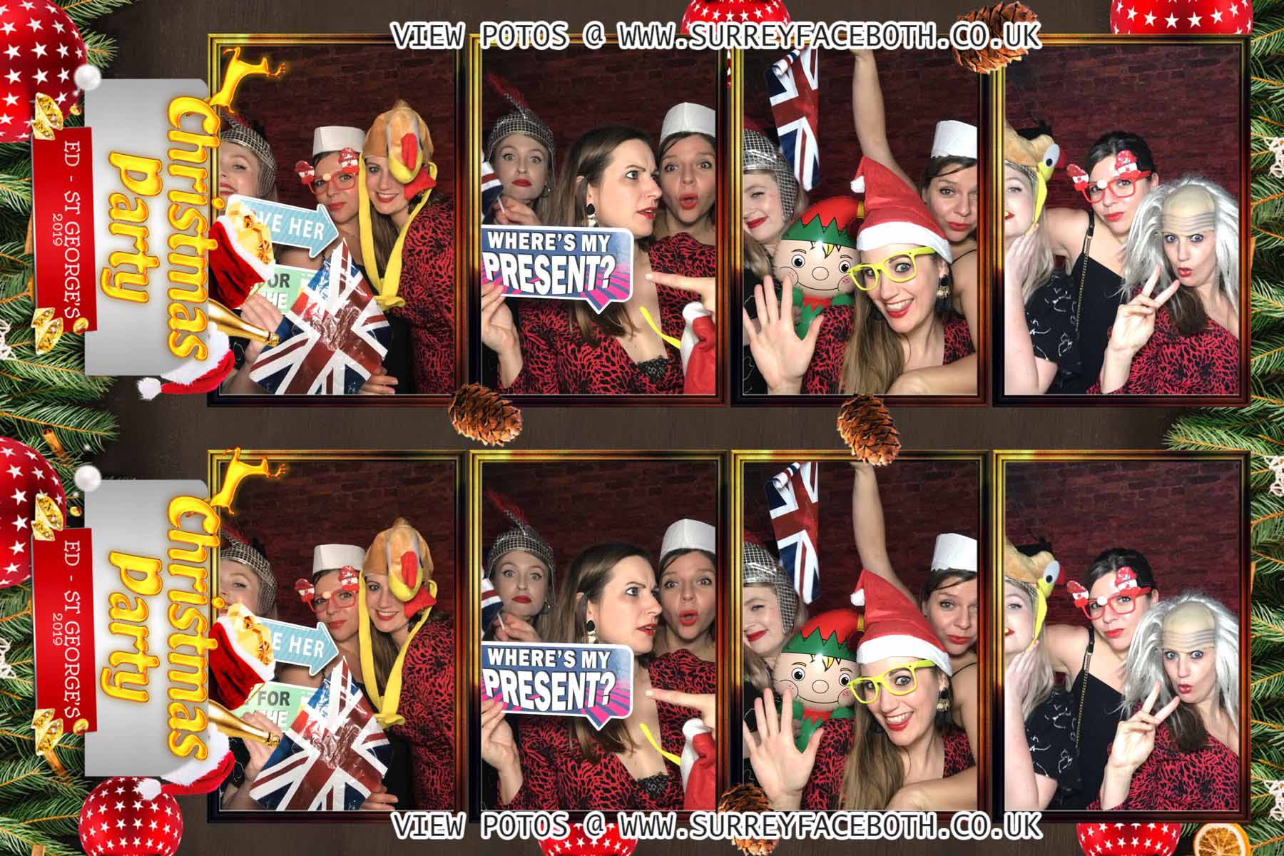 St George's ED Christmas Ball | View more photos from the event at galleries.surreyfacebooth.co.uk/u/Surrey-FaceBooth/St-Georges-ED-Christmas-Ball